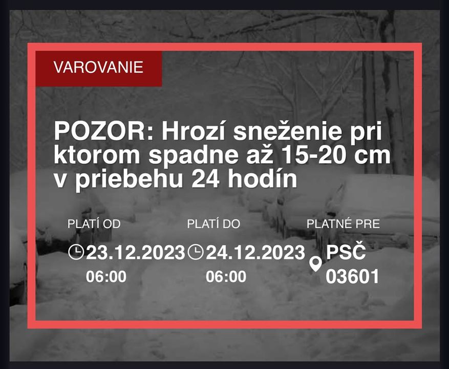 Obrázok k článku Nádej na snehovú nádielku: Môžeme očakávať biele Vianoce?