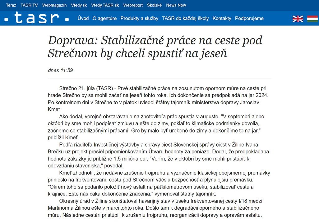 Obrázok k článku Na jeseň by sa mala doprava